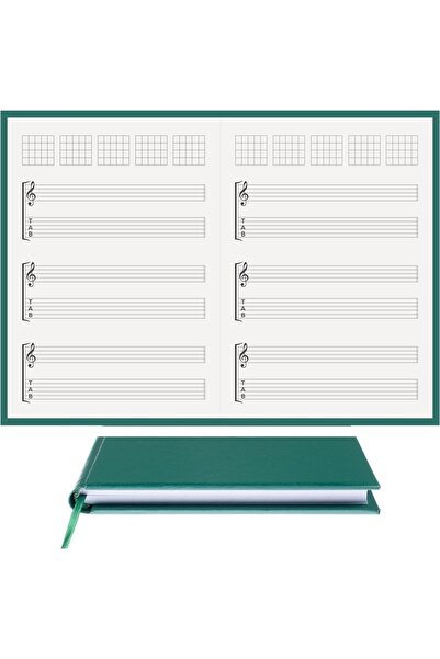 BİDEFTER مفكرة جيتار - مفاتيح اليسار والتبويب - صناعة يدوية 100%، خياطة يدوية...