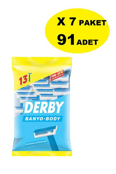 Derby Bath Body 10+3 X 7 Pack - 91 Pieces