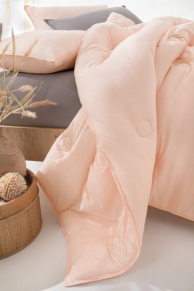 Yataş Lupa Soft Double Combed Cotton Quilt 300 Gr/M2 - Powder
