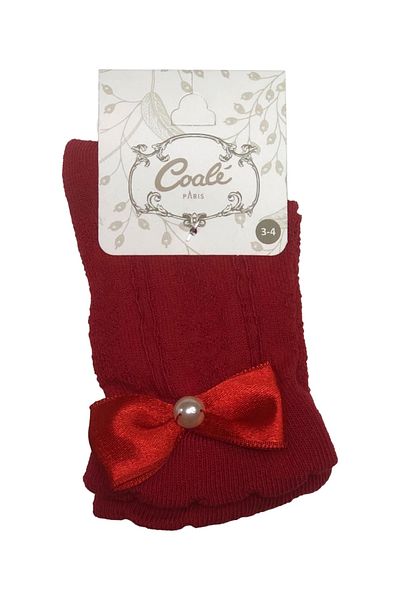 Cocole Bow Patterned Kids Baby Socks