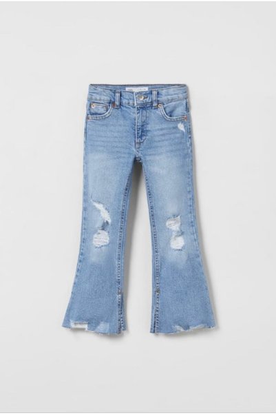 Çipil Flared Rıpped Jean
