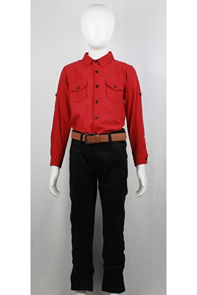 Terry Long Sleeve Flam Fitted Suit