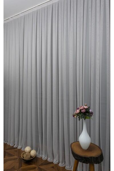 Esse Home Gray Gray Tulle Curtain Honeycomb Floor 300x260cm (1x2) Sparse Pleat Esse16444