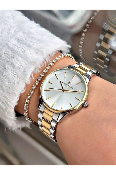 Navimarine Steel Cord Women's Wristwatch + Bracelet Gift
