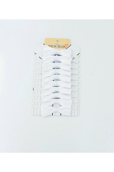 Miyakidsworld Unisex 10 buc. Spectacol școlar lucios din satin pentru copii 23 aprilie 29 octombrie 10 noiembrie Papion.