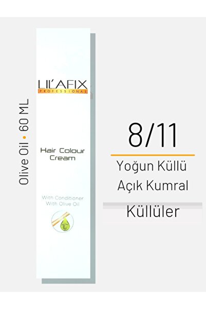 Lilafix Saç Boyası No 8/11 Yoğun Küllü Açık Kumral 60ml