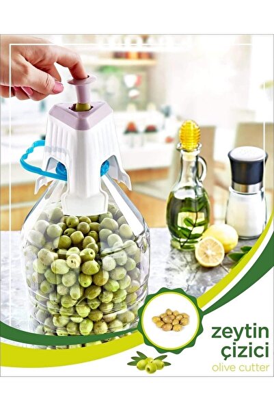 Xnews Kolay Zeytin Dilme Çizme Aparatı Pratik Kolay Zeytin Çizici Alet