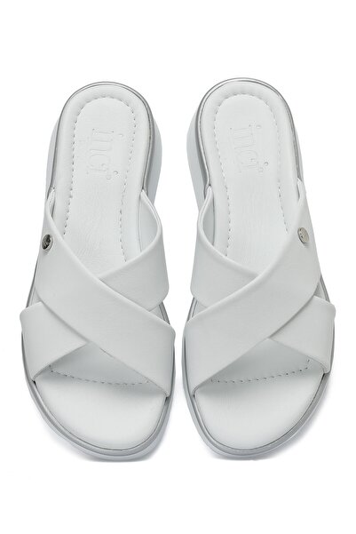 İnci Sunny 3fx Beyaz Kadın Terlik