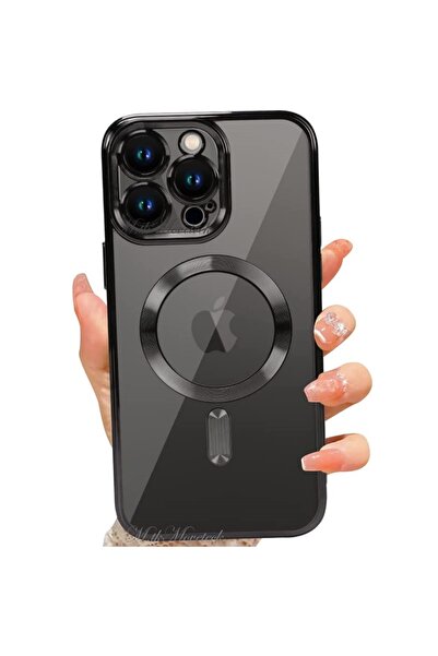 m.tk moveteck Iphone 14 Pro Kılıf Magsafe Wireless Şarj Destekli Parlak Renkl...