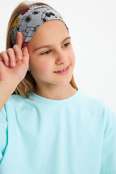 Babygiz Girl's Cotton Combed Flexible Patterned Hair Band