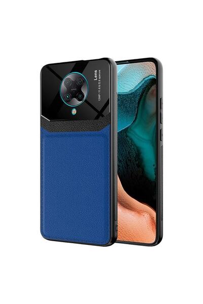 ZM STORE Xiaomi Poco F2 Pro Kılıf Parlak Yüzey Deri Görünümlü Kapak