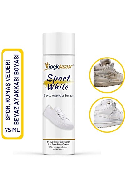 ipekbazaar Sport White Beyaz Ayakkabı Boyası 75 Ml