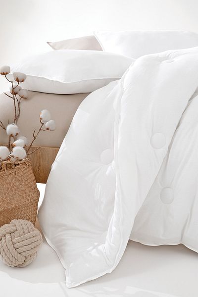 Yataş Lupa Soft Double Combed Cotton Quilt 300 Gr/M2 - White