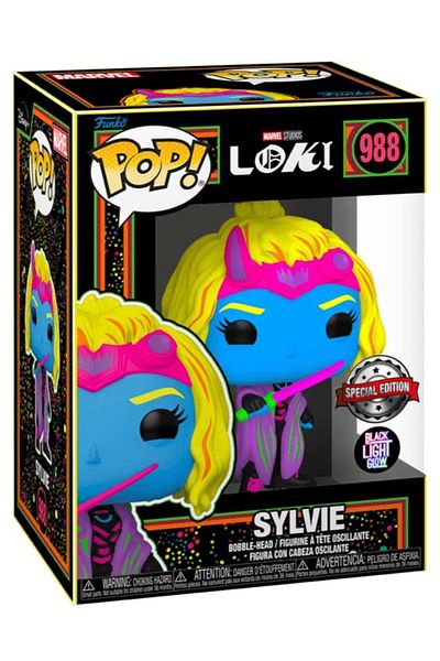 Funko Marvel Loki Sylvie Special Edition Blacklight Pop Figure
