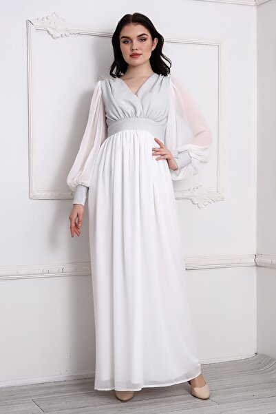 Moda MiraGül Şifon Kloş Elbise