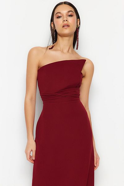 Trendyol Collection Abendkleid & Abschlusskleid - Bordeaux - Shift