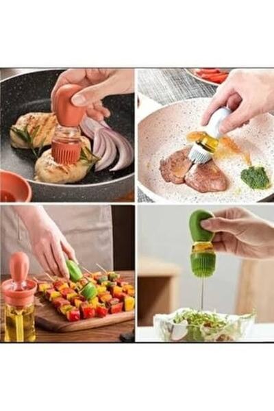 Sensoria Kendinden Hazneli Silikon Fırçalı Yağ Sos Ve Yumurta Fırçası Yeni Ne...