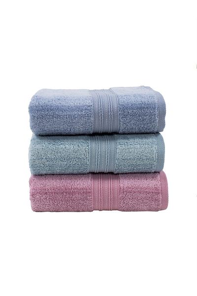 Class Bamboo Towel Set 3 Pieces 50x80 Cm Hand-face Towel Line