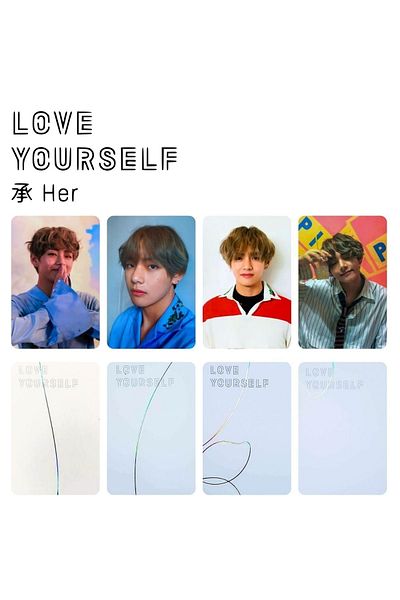 Kpop Dünyasi Bts V ''Ly Her'' Album Card Set