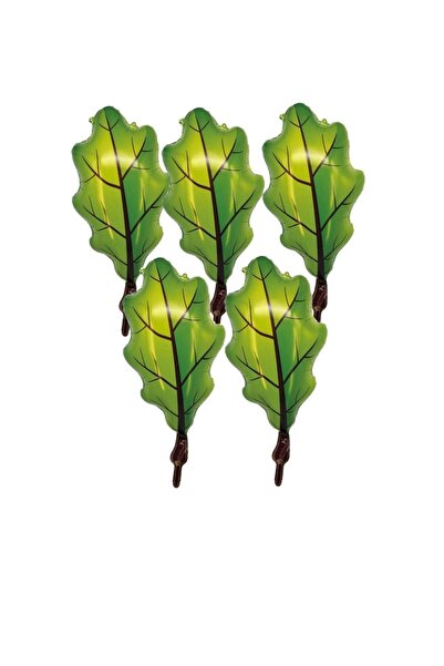 RÖNESANS PARTİ بالون شجرة ورق فويل بطابع سفاري لحفلة عيد ميلاد مقاس 68 × 43 س...