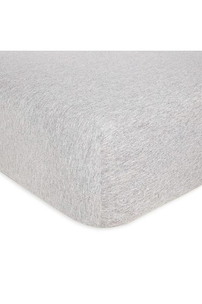 kalitem çarşafçı Gray Cotton Combed Double Fitted Sheet 160x200 cm