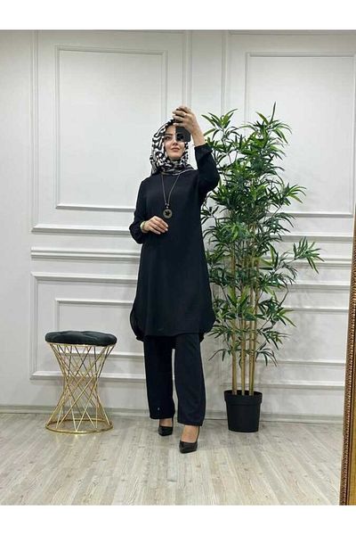 azzebutik 5410 Serap Necklace Set K25 Black