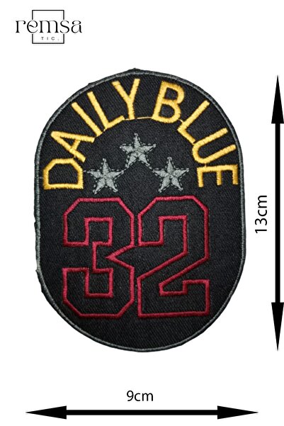 REMSATİC Iron-On Arma - Patch - Patch - Daily Model (9cm X 13cm)