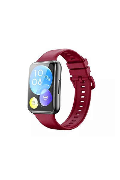İncisoft Huawei Watch Fit 2 Uyumlu Kordon Spor Soft Pürüzsüz Yumuşak Tasarım ...