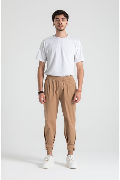 RUBYSTARS Soil Leg Detail Bohemian Design Jogger Pants