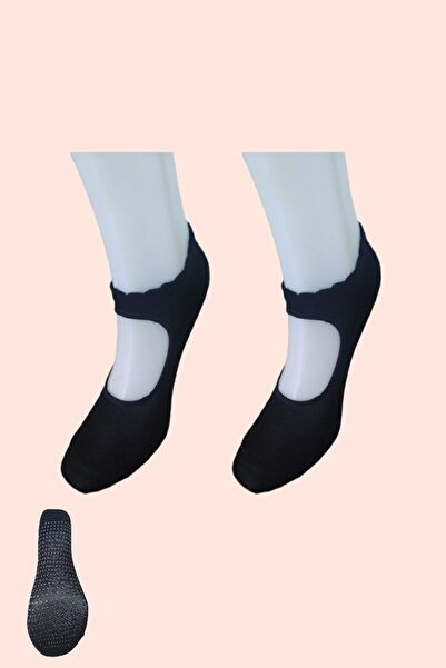 Leement socks Комплект от 2 йога чинии и спортни чорапи с нехлъзгаща се подметка