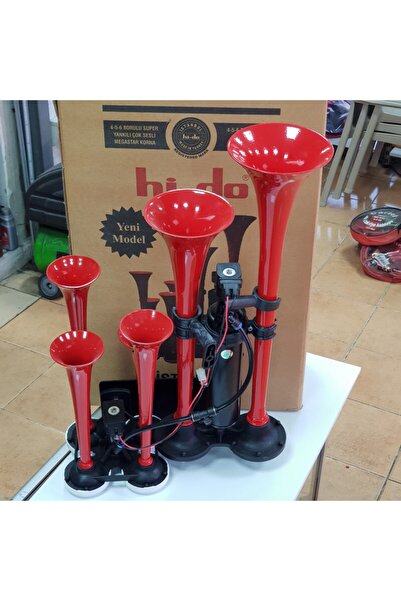 HIDO Yankılı Dadan Korna 6 Borulu - 24 Volt