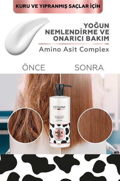 Ceylinn Yoğun Nemlendirme Milk Protein Şampuan 500 Ml Wordly-3535