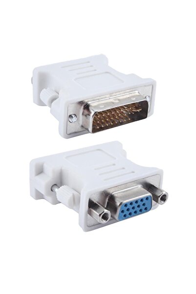 Temiz Pazar Dvi (24+5) To Vga Dönüştürücü Adaptör Monitör Kablo Ucu Çevirici