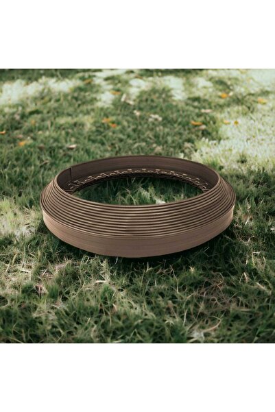 leogarden Plastik Çim Ayırıcı Esnek 25 Mt Rulo Kahverengi