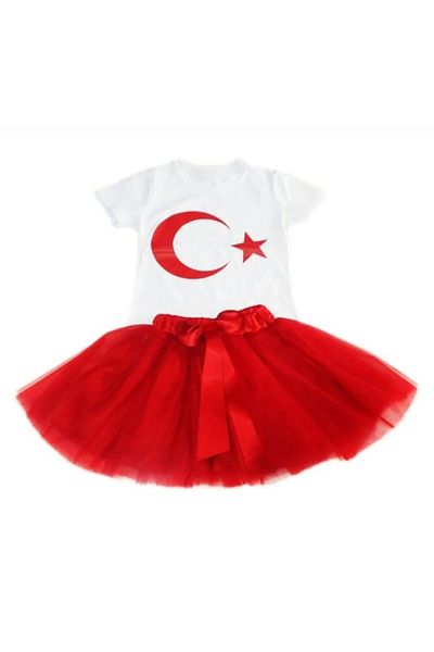 YCN GİYİM 23 April Girl's Clothes Set
