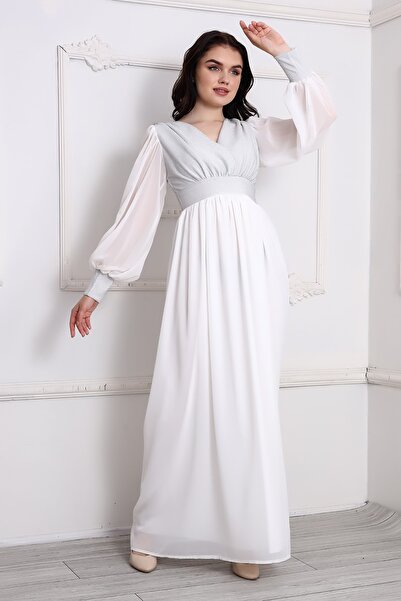 Moda MiraGül Şifon Kloş Elbise