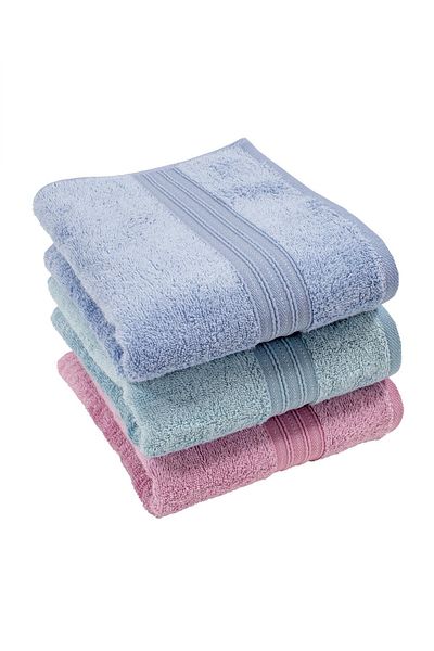 Class Bamboo Towel Set 3 Pieces 50x80 Cm Hand-face Towel Line