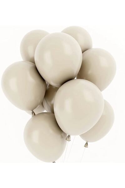 Happyland 10 Pieces Sea Sand Retro Skin Color Pastel Matte Balloon 12inch 30cm