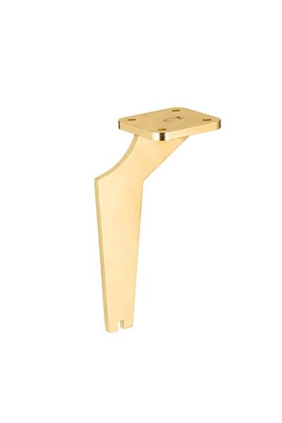 MOBAKS Snn Aksesuar - Tabanca 15 Cm Gold - Metal Ayak - 4 Adet