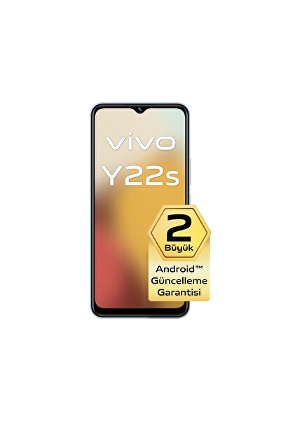 vivo Y22s 128 GB 6 GB RAM Sarı Cep Telefonu (vivo Türkiye Garantili)