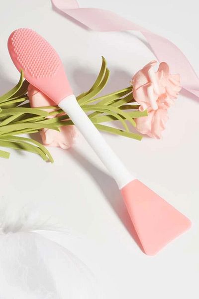 H&E LUXURY DESIGN Double Ended Mask and Applying Apparatus - Skin Cleansing Brush