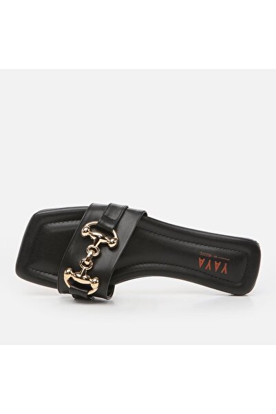 Yaya by Hotiç Women's Slippers - Black Pedestrian