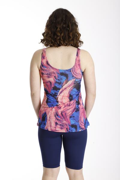 My-o Women's Patterned Lycra Tights Tankini 36-44