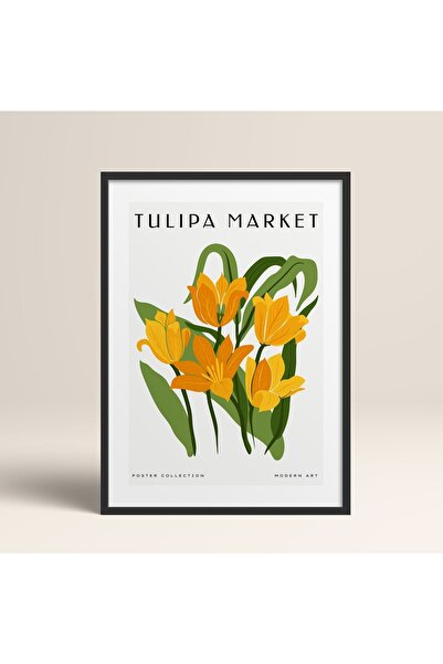 HOMEPACK Uramljeni cvetni cvetovi Apstraktni cvetovi Moderna umetnička slika