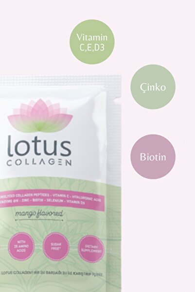 Lotus Collagen Tip 1&3 10.000 Mg. C,e,d Vitaminli Takviye Edici Gıda Sağlıklı Saç&tırnak Uzamasına