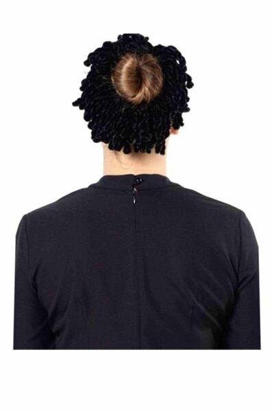 muquet of france Щипка за коса - кадифена щипка за коса, голям размер, 1 брой...