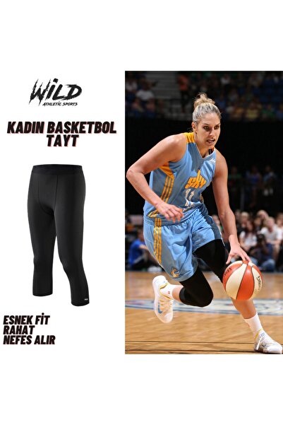 Wild Athletic Kadın Basketbol 3/4 Spor Tayt