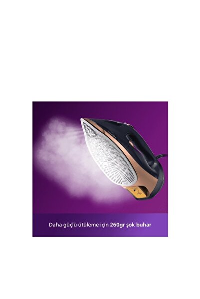 Philips 3200 Watt Steamglide Taban Yüksek Kaliteli Jet Buhar Fonksiyonlu Kireç Önleyicili Buharlı Ütü