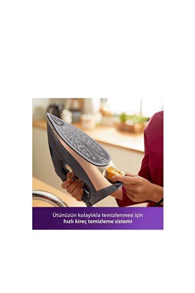 Philips 3200 Watt Steamglide Taban Yüksek Kaliteli Jet Buhar Fonksiyonlu Kireç Önleyicili Buharlı Ütü