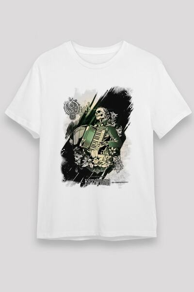 Adrift Λευκό μπλουζάκι Unisex με στάμπα Opeth